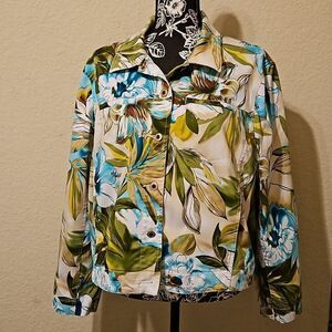 Sunset Cove Floral Jacket Size XL